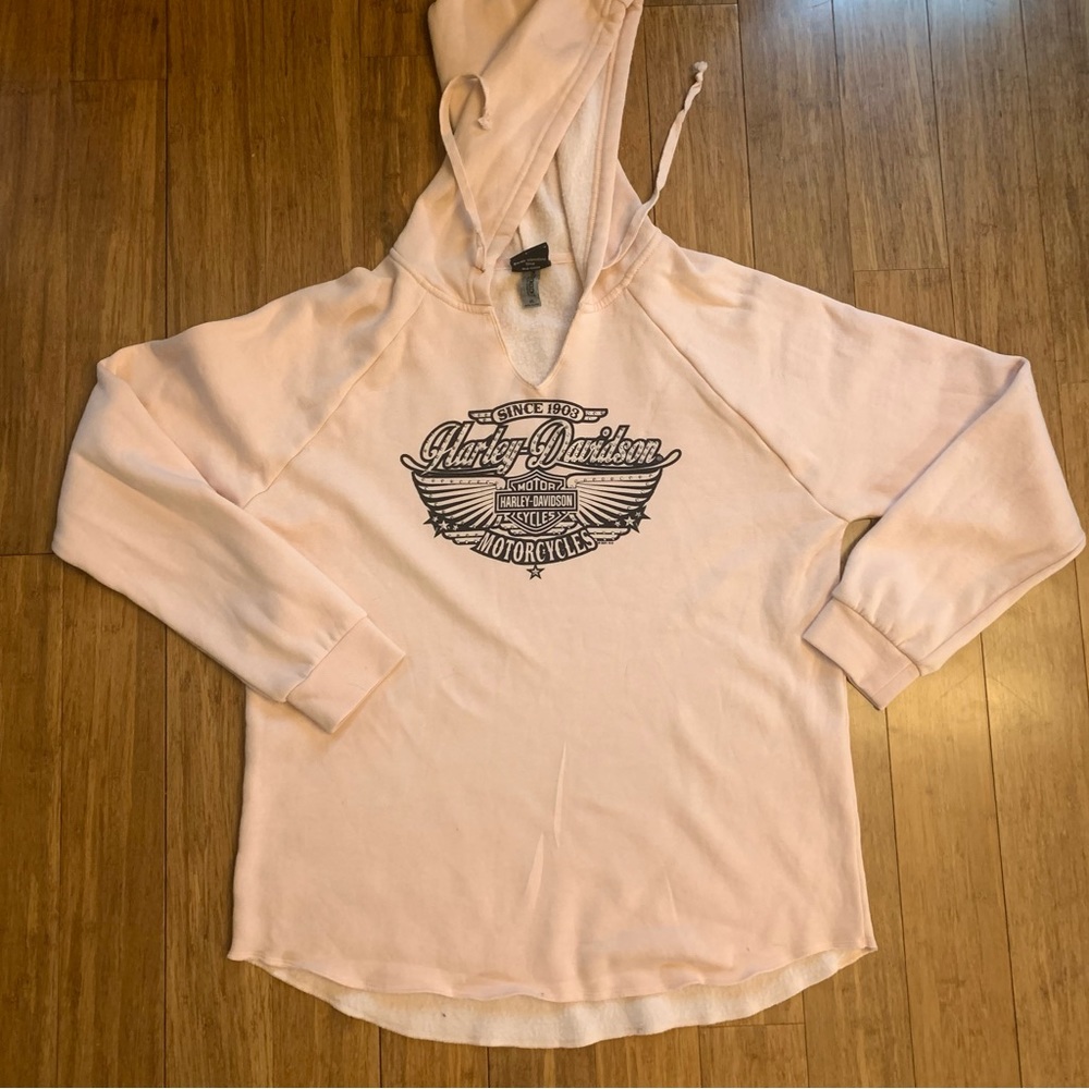 Harley-Davidson Pink Hoodie Sweatshirt